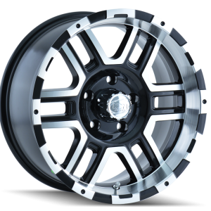 ION Type 179 16x8 / 8x165.1 BP / 10mm Offset / 130.8mm Hub Black/Machined Wheel