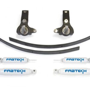Fabtech 95.5-04 Toy Tacoma 5 Lug 2WD 3in Spindle Sys w/Perf Shks