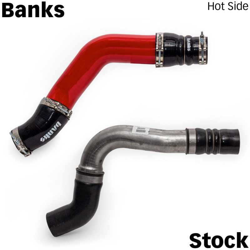 Banks Power 19-21 Ram 2500/3500 6.7L Cummins Boost Tube Upgrade Kit - Red - Image 2