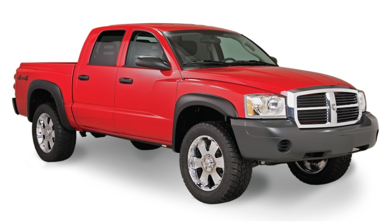 Bushwacker 97-04 Dodge Dakota Fleetside Extend-A-Fender Style Flares 4pc - Black - Image 7