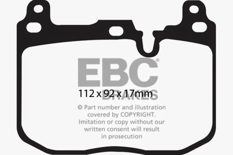 EBC 2017+ BMW M240 Coupe Bluestuff Front Brake Pads - Image 4