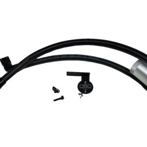 J&L 11-14 Ford F-150/Ford F-150 Raptor 6.2L Passenger Side Oil Separator 3.0 - Clear Anodized