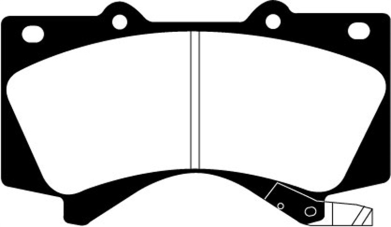 EBC 08+ Lexus LX570 5.7 Greenstuff Front Brake Pads - Image 2