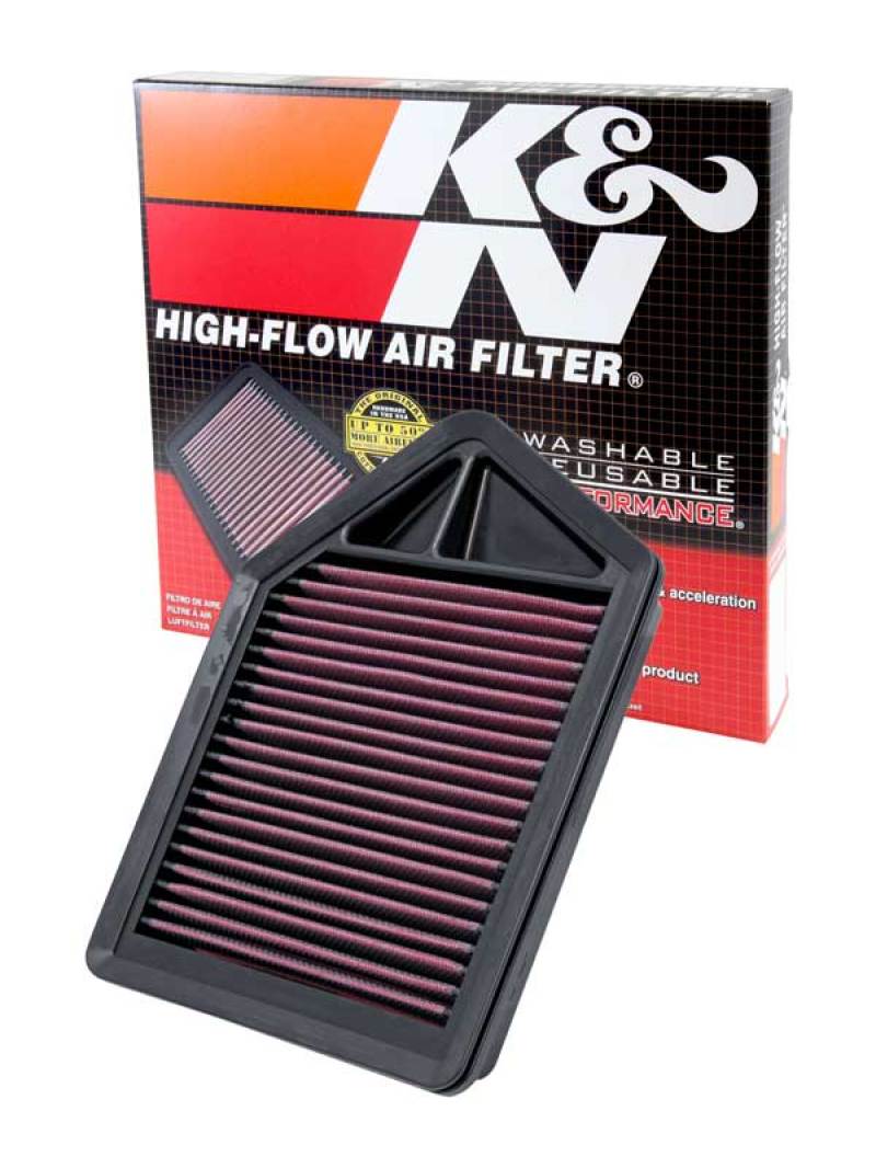 K&N 10 Honda CR-V 2.4L-L4 Drop In Air Filter - Image 4