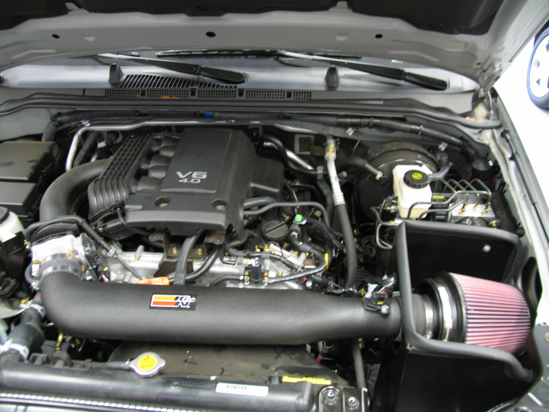 K&N 05 Nissan Pathfinder V6-4.0L Performance Intake Kit - Image 4