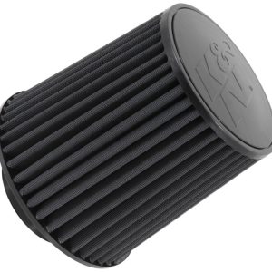 K&N Universal Rubber Filter-Round Tapered 4in Flange ID x 8in Base OD x 6.625in Top OD x 8in H