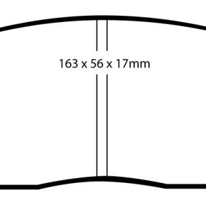 EBC 05-10 Ford Mustang 4.0 Yellowstuff Front Brake Pads