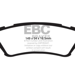 EBC 15+ Ford F150 2.7 Twin Turbo (2WD) Greenstuff Rear Brake Pads