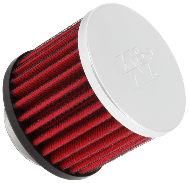 K&N 1.375 inch ID 3 inch OD 2.5 inch H Clamp On Crankcase Vent Filter - Image 2
