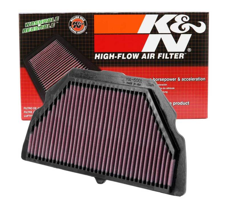 K&N 01-06 Honda CBR600F 600/CRB600F 4I Replacement Air Filter - Image 3