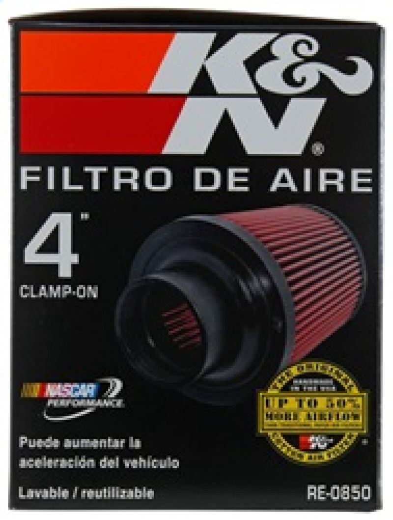 K&N Universal Air Filter (4in. Flange / 6in. Base OD / 4-5/8in. Top OD / 6in. Height) - Image 4