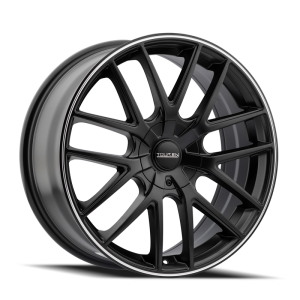 Touren 3260 TR60 17x7.5 / 5x100/114.3 BP / 42mm Offset / 72.62mm Hub Matte Black Machined Wheel