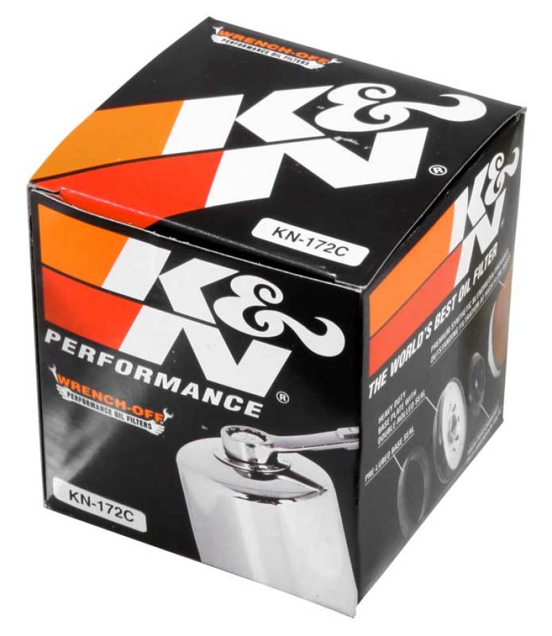 K&N Oil Filter Powersports Canister Chrome - Image 9