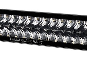 Hella Universal Black Magic 21in Double Light Bar - Driving Beam