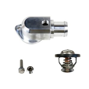 Granatelli 18-19 Jeep Trackhawk Billet Thermostat Housing w/180 Deg Thermostat