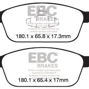 EBC 12+ Ford Focus 2.0 Turbo ST Yellowstuff Front Brake Pads