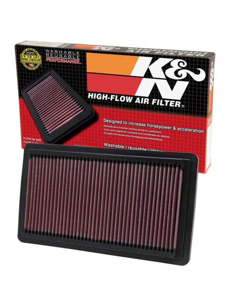 K&N Mazda CX-7 2.3L Turbo Drop In Air Filter - Image 8