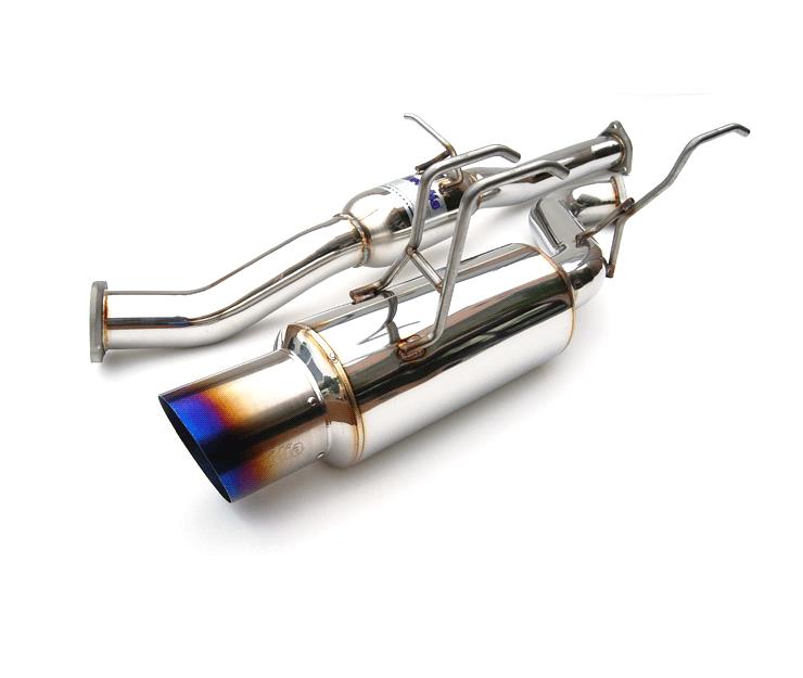 Invidia 02-07 WRX/STi 76mm N1 RACING Stainless Steel Tip Cat-back Exhaust - Image 4