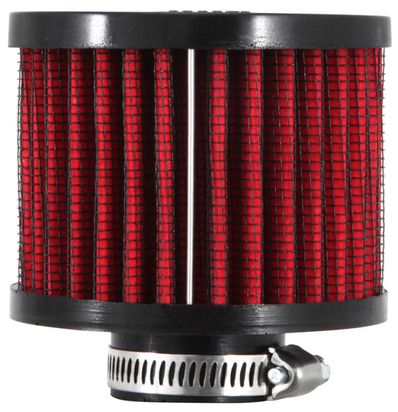 K&N 1 inch ID 3 inch OD 2.375 inch H Rubber Base Crankcase Vent Filter - Image 7