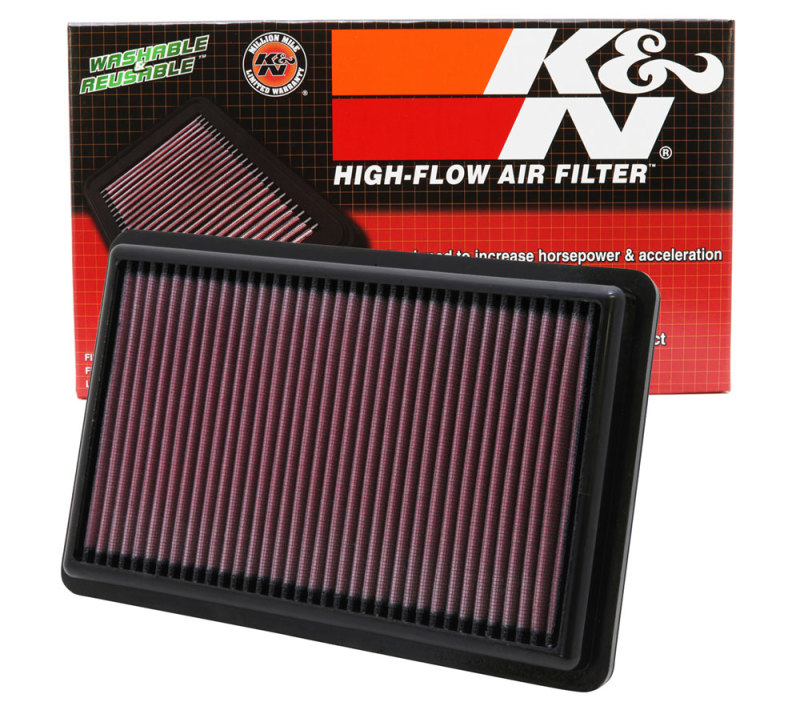 K&N 10-11 Acura MDX/ZDX 3.7L Drop In Air Filter - Image 5