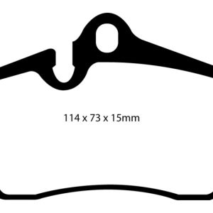 EBC 09-12 Porsche Boxster (Cast Iron Rotors only) 2.9 Bluestuff Rear Brake Pads