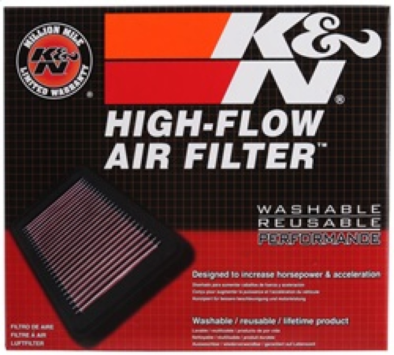 K&N 05-10 Ford Mustang 4.0L / 05-09 Mustang GT 4.6L Drop In Air Filter - Image 9