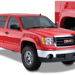 Bushwacker 07-14 GMC Sierra 2500 HD Fleetside Cutout Style Flares 4pc 78.7/97.6in Bed - Black