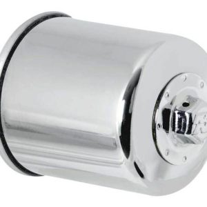 K&N Honda / Kawasaki / Yamaha / Polaris / Victory 2.688in OD x 3.344in H Oil Filter - Chrome