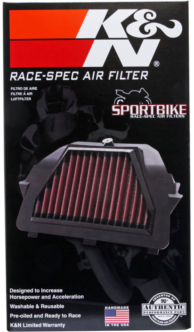 K&N 11-13 Suzuki GSXR600/GSXR750 Race Specific Air Filter - Image 4