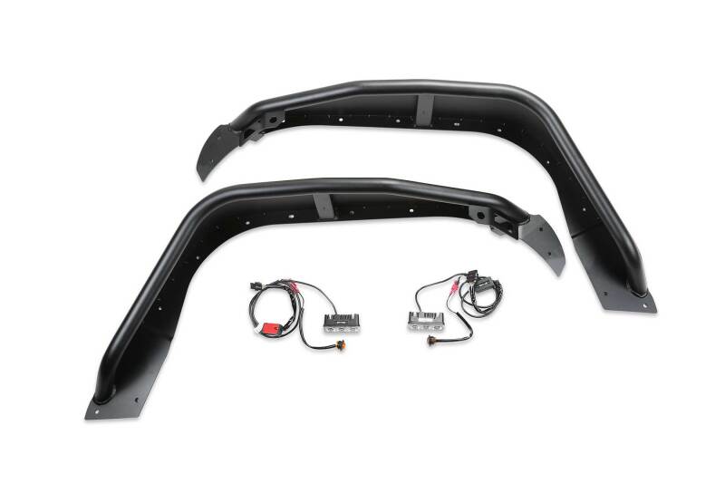Fabtech 18-21 Jeep JL 4WD Front Steel Tube Fenders - Image 9