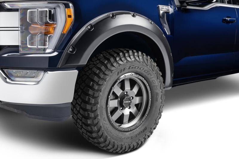 Bushwacker 2021 Ford F-150 (Excl. Lightning) Pocket Style Flares 4pc - Black - Image 2