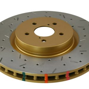 DBA 04-12 Subaru STi/2017 BRZ w/Perf. Pkg. 10 Stud Hole Front Drilled & Slotted 4000 Series Rotor