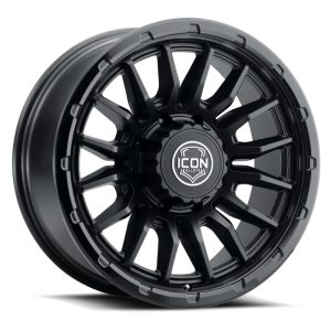 ICON Alloys Cajon 20x9 / 8x180 / 12mm / 5.5in BS Double Black Wheel
