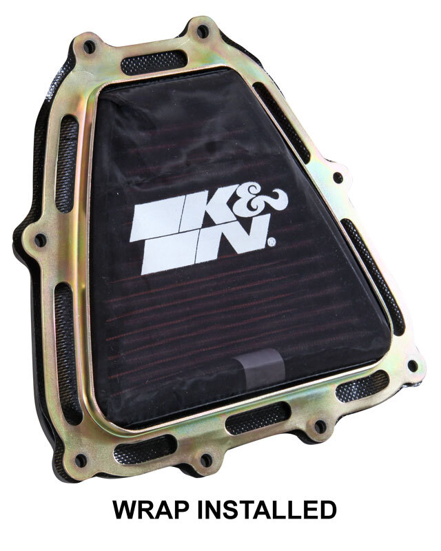 K&N Drycharger Wrap Black 7.313in L 7.25in W 1.313in H - Image 4