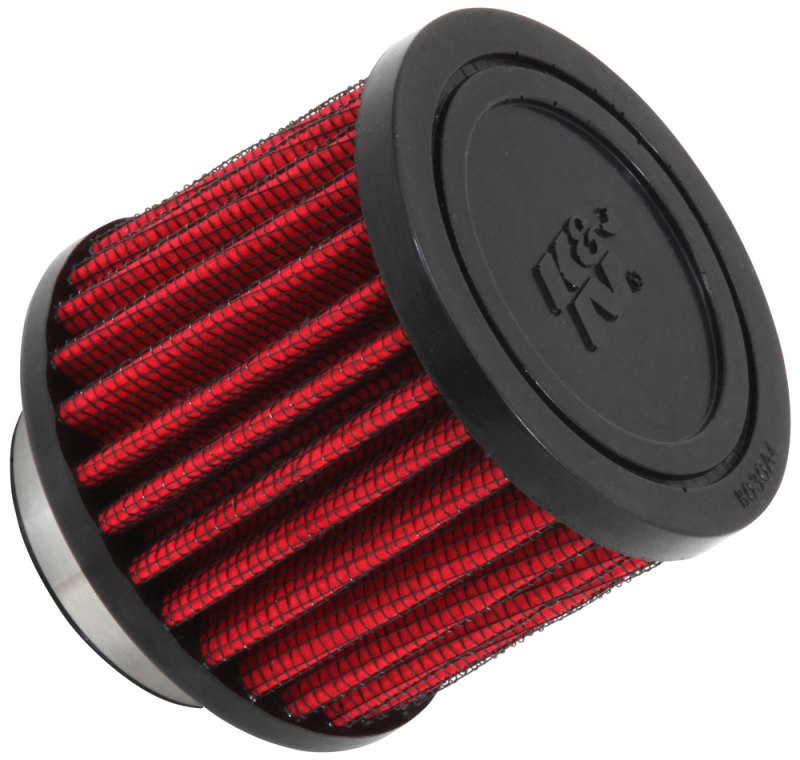 K&N 1.5in Flange ID x 3in OD x 2.5in H Rubber Base Crankcase Vent Filter - Image 2