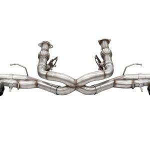 Corsa 2020-25 Corvette C8 3in Xtreme Cat-Back Exhaust 4.5in Black Quad Tips - Deletes stock AFMValve