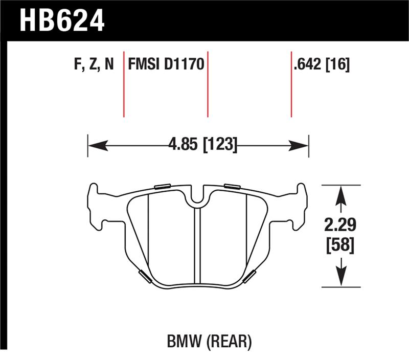 Hawk 06 BMW 330i/330xi / 07-09 335i / 07-08 335xi / 09 335d / 08-09 328i Performance Ceramic Street - Image 10
