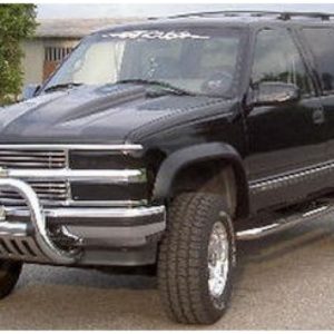 Bushwacker 97-99 Chevy Tahoe Extend-A-Fender Style Flares 4pc 4-Door Only - Black