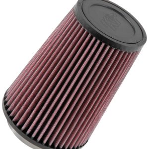 K&N Universal Rubber Filter Round Tprd 3.313in Flange ID x 4.75in Base OD x 3.5in Top OD x 6.5in H