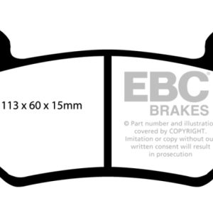 EBC AP Racing Caliper CP7600 Bluestuff NDX Front Brake Pads