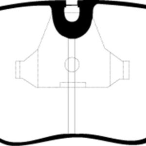 EBC 89-91 Audi 200 2.2 Turbo (ATE) Greenstuff Front Brake Pads