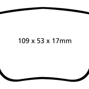 EBC 10-13 Audi A3 2.0 Turbo (Bosch rear caliper) Greenstuff Rear Brake Pads