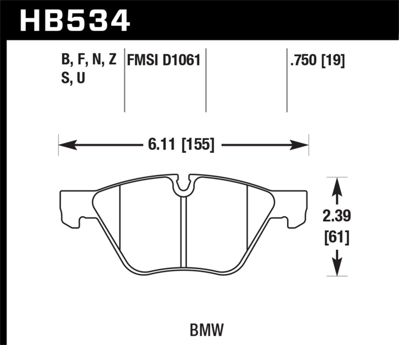 Hawk HP+ Street Brake Pads - Image 2