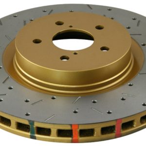 DBA 05-08 Subaru Legacy GT Front Drilled & Slotted 4000 Series Rotor