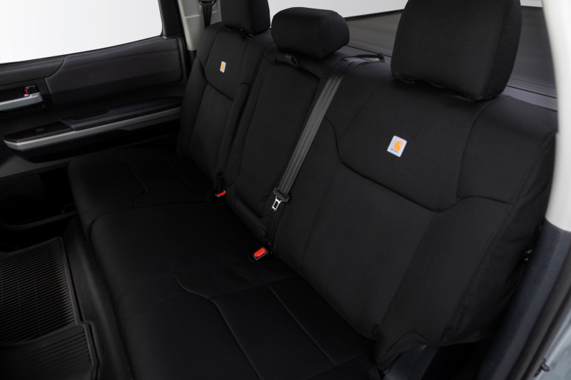 Covercraft 19-24 Chevrolet Silverado Carhartt PrecisionFit Custom Second Row Seat Covers - Blk - Image 5
