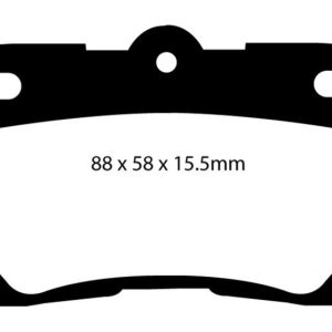 EBC 06-07 Lexus GS300 3.0 Redstuff Rear Brake Pads