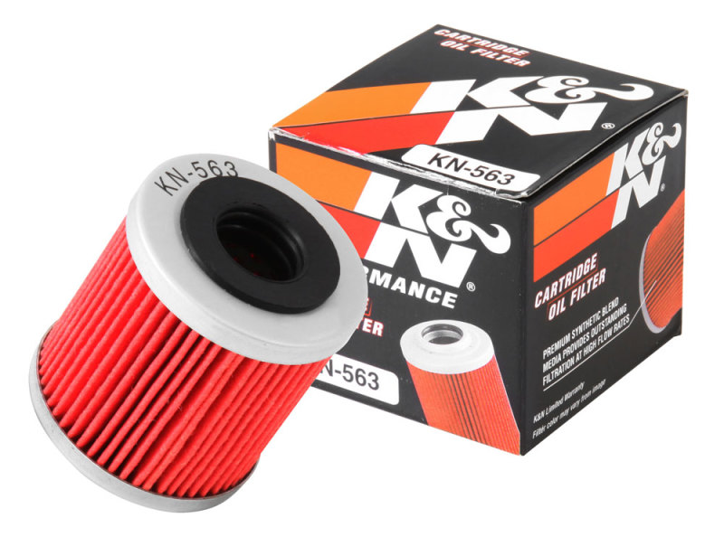 K&N Aprilia / Derbi / Husqvarna / Piaggio 1.781in OD x 0.625in ID x 1.844in H Oil Filter - Image 5
