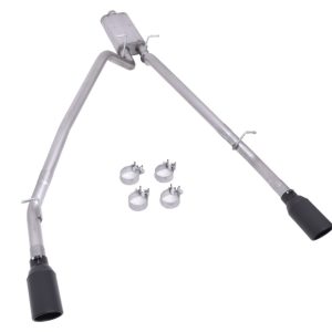 Gibson 2025 Ram 1500 3.0L I6 DOHC 2.5in Cat-Back Dual Split Exhaust - Black