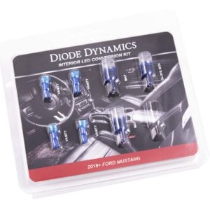 Diode Dynamics 18-19 Mustang Stage 1 Mustang Interior LED Light Kit - Blue