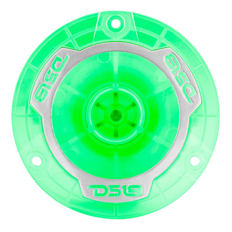 DS18 3.8in Super Bullet Tweeter 120 Watts RMS 1in Aluminum Vc 4 ohm RGB LED Lights- Pair - Image 4